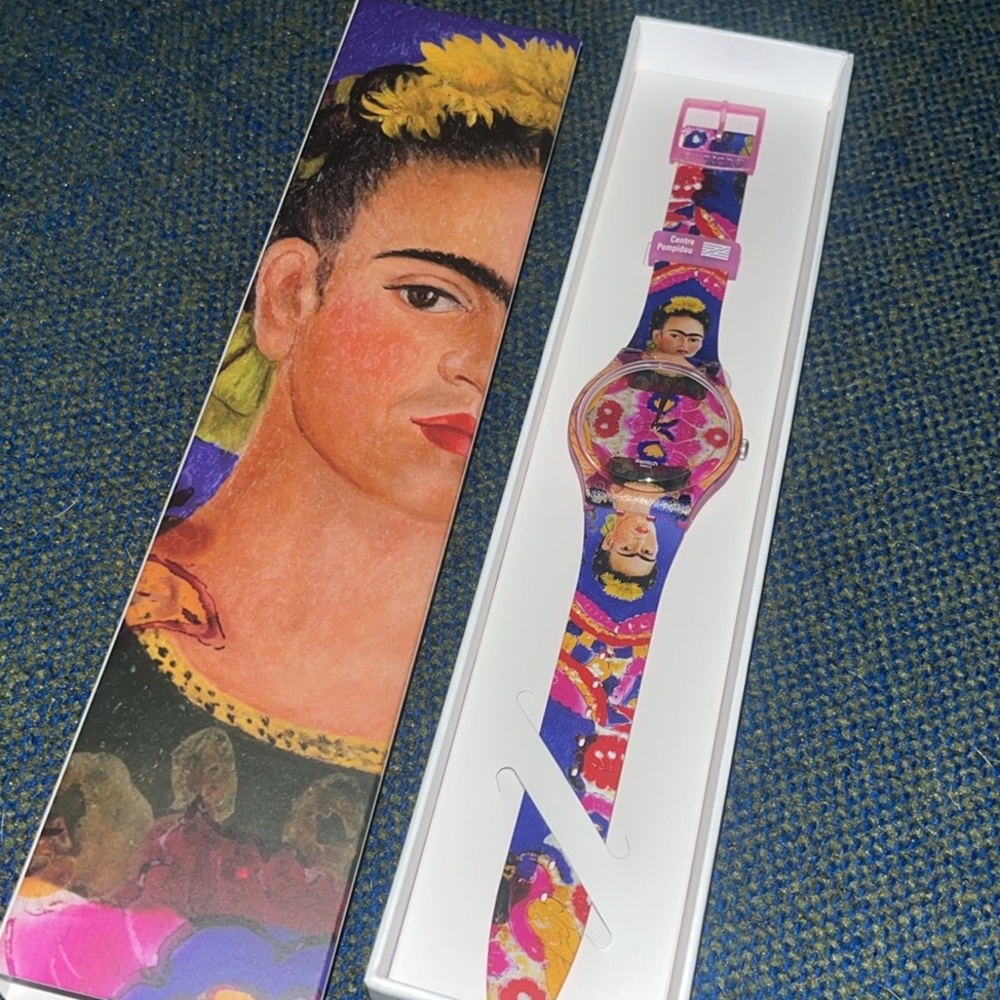 Swatch x Centre Pompidou THE FRAME, BY FRIDA KAHLO Watch - BRAND NEW